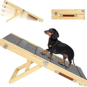 Foldable Adjustable Dog Ramp for Couch & Sofa