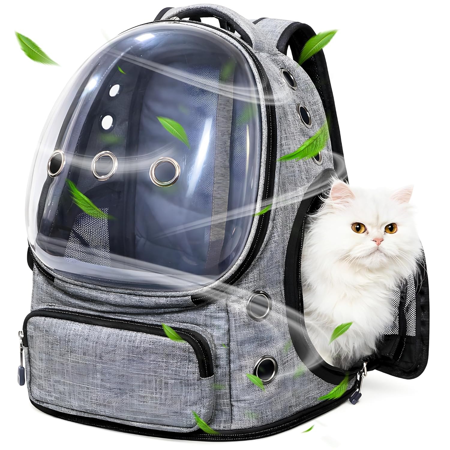 Stylish Clear Window Cat Backpack – Comfortable Pet Travel Carrier