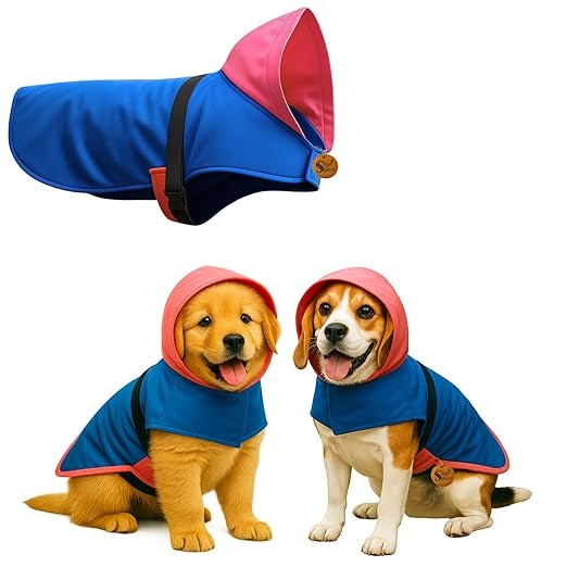 Waterproof Pet Jacket for Dogs – Comfortable Hooded Raincoat - Image 4